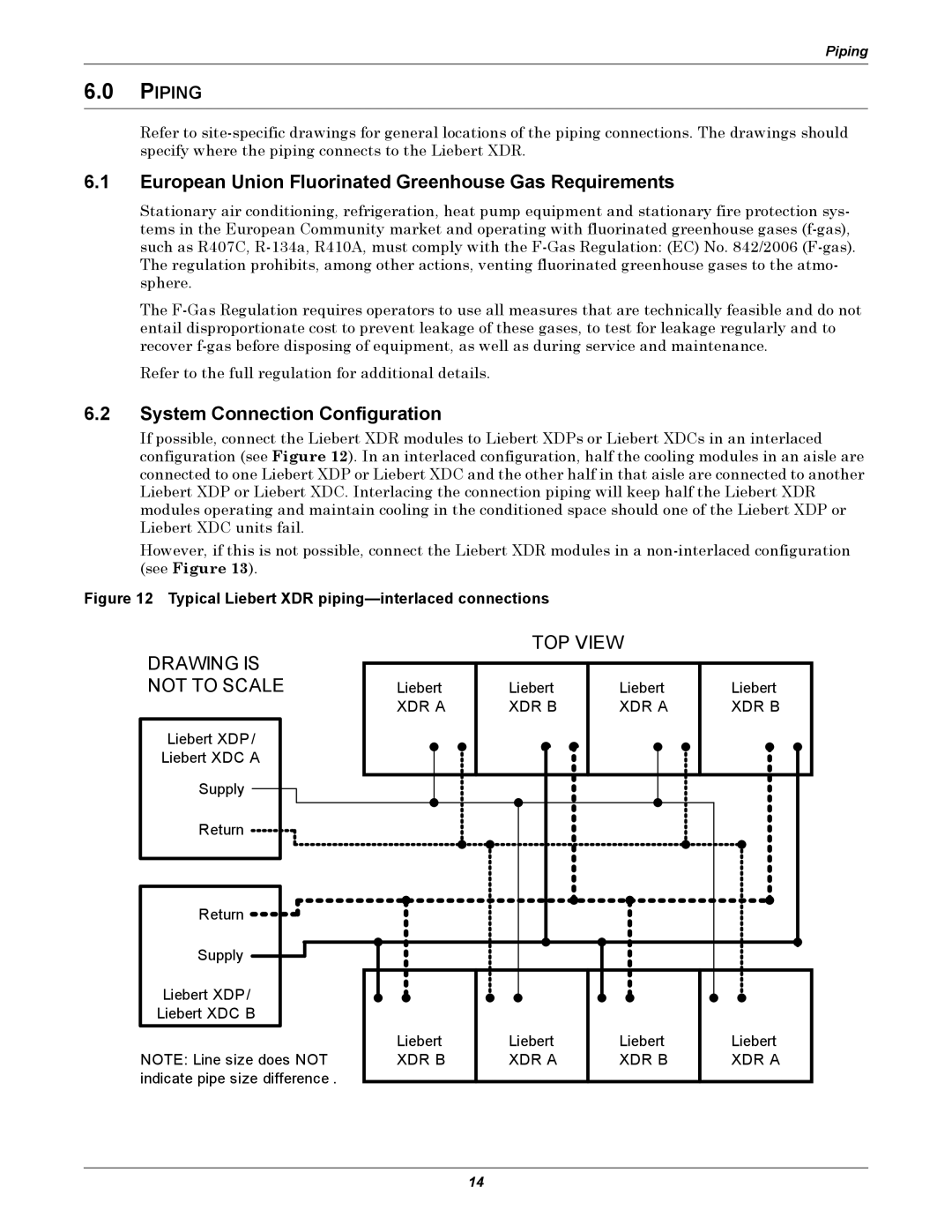 Emerson XDR user manual European Union Fluorinated Greenhouse Gas Requirements, System Connection Configuration 