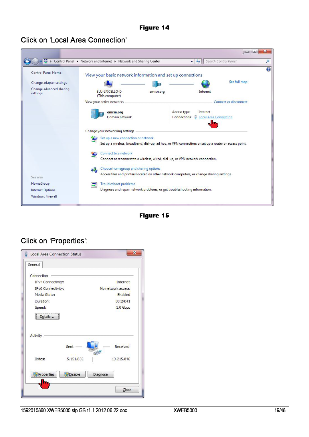 Emerson manual Figure, XWEB5000 stp GB r1.1 2012.06.22.doc, 19/48 