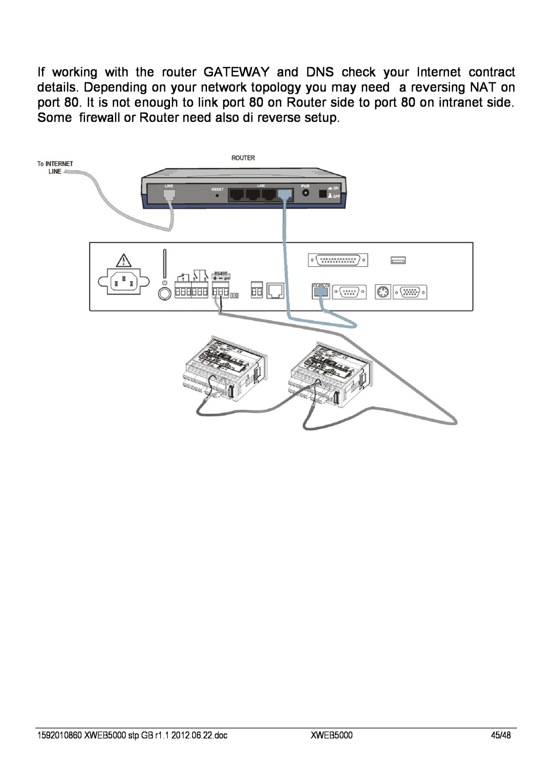 Emerson manual XWEB5000 stp GB r1.1 2012.06.22.doc, 45/48 