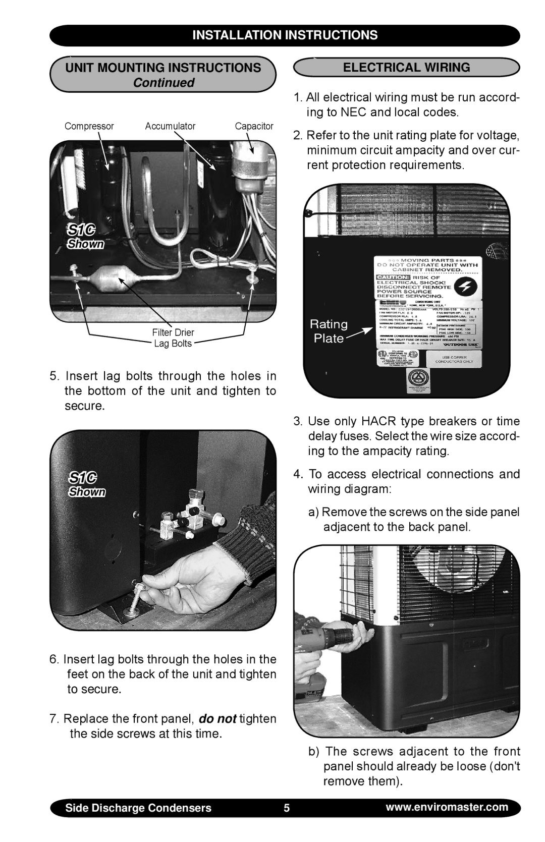 EMI Volts/HZ/pH manual S1C 