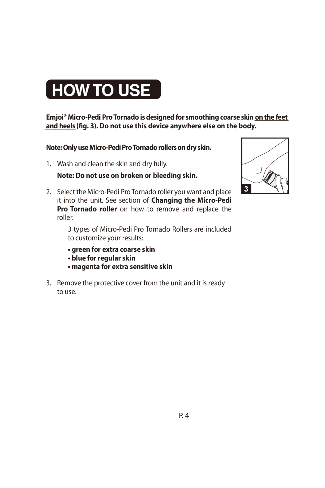 Emjoi AP-3MPR manual HOW to USE 