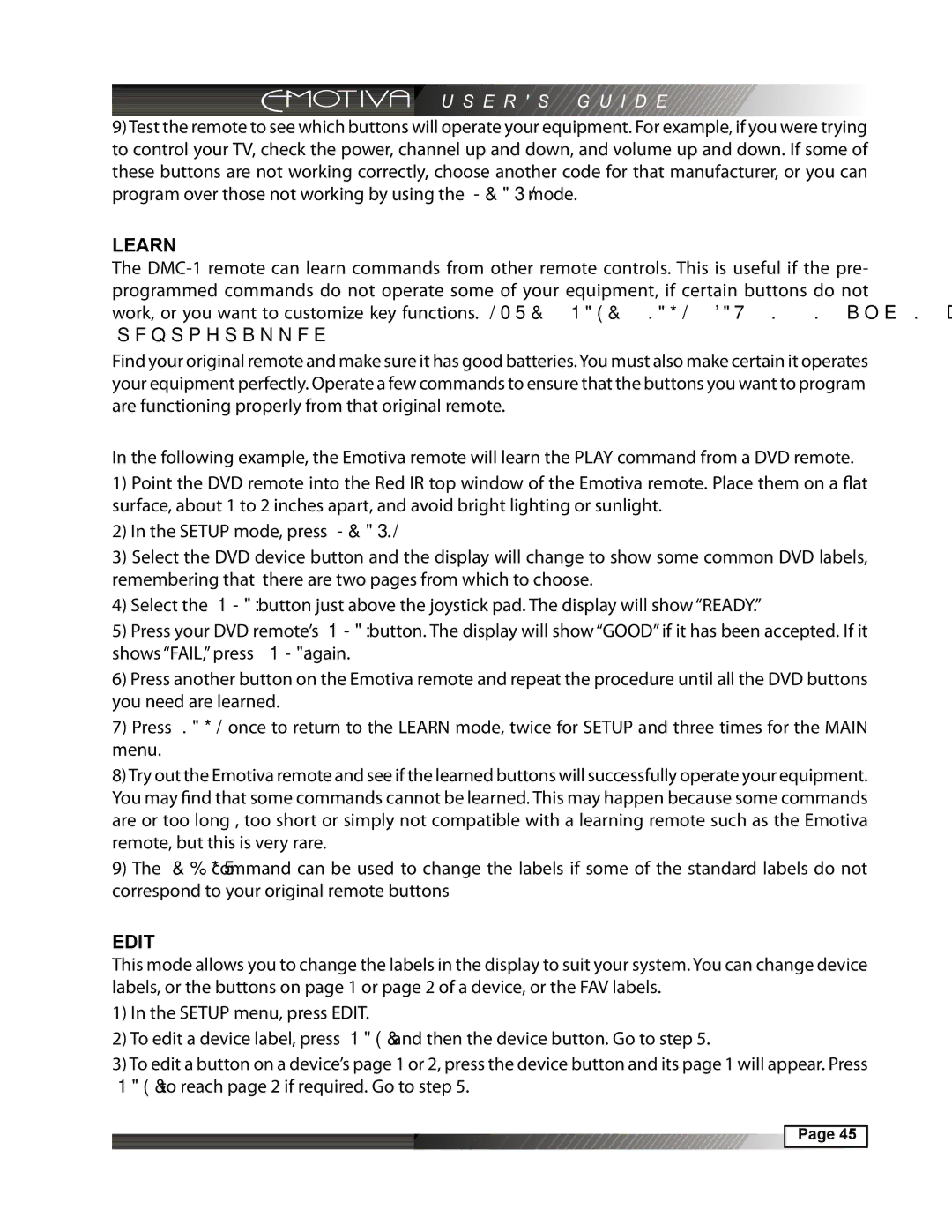 Emotiva DMC-1 manual Learn 