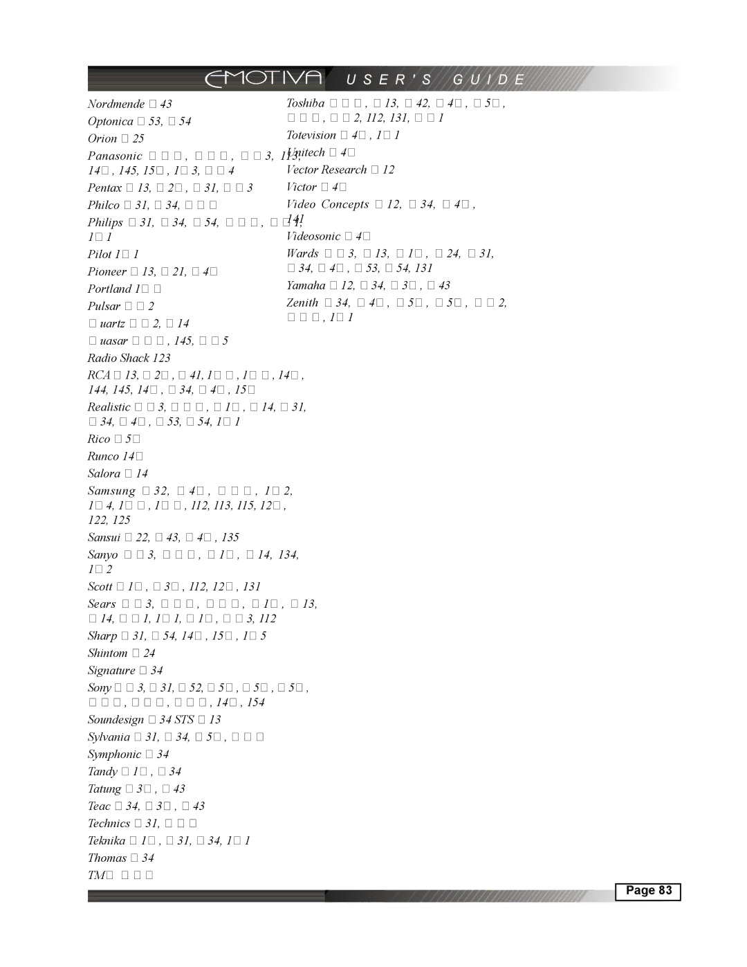 Emotiva DMC-1 manual 