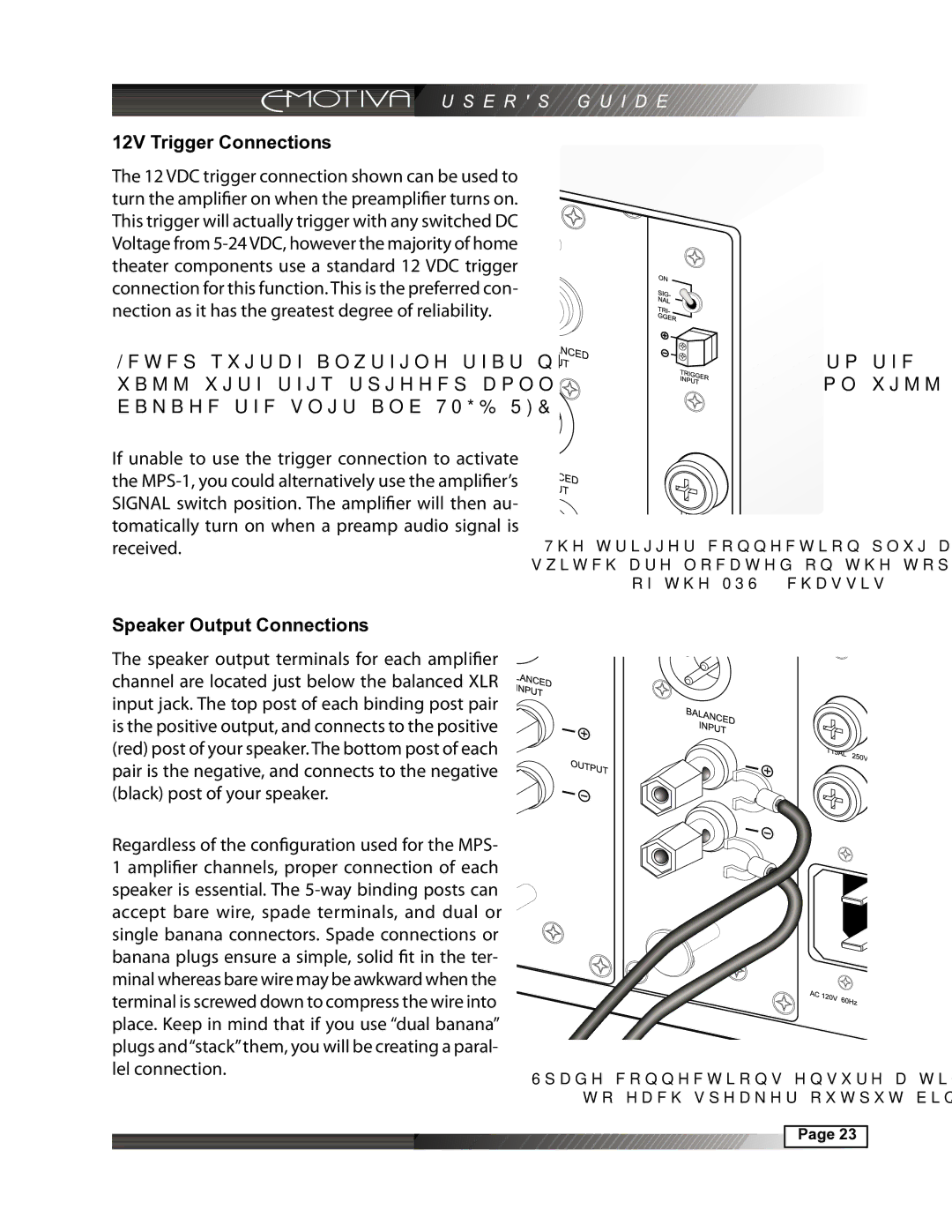 Emotiva MPS-1 manual Received 