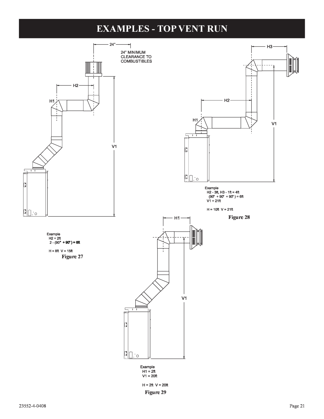 Empire Comfort Systems 1, DVD32FP3, 3)(N Examples - Top Vent Run, Figure Figure Figure, 23552-4-0408, Page 