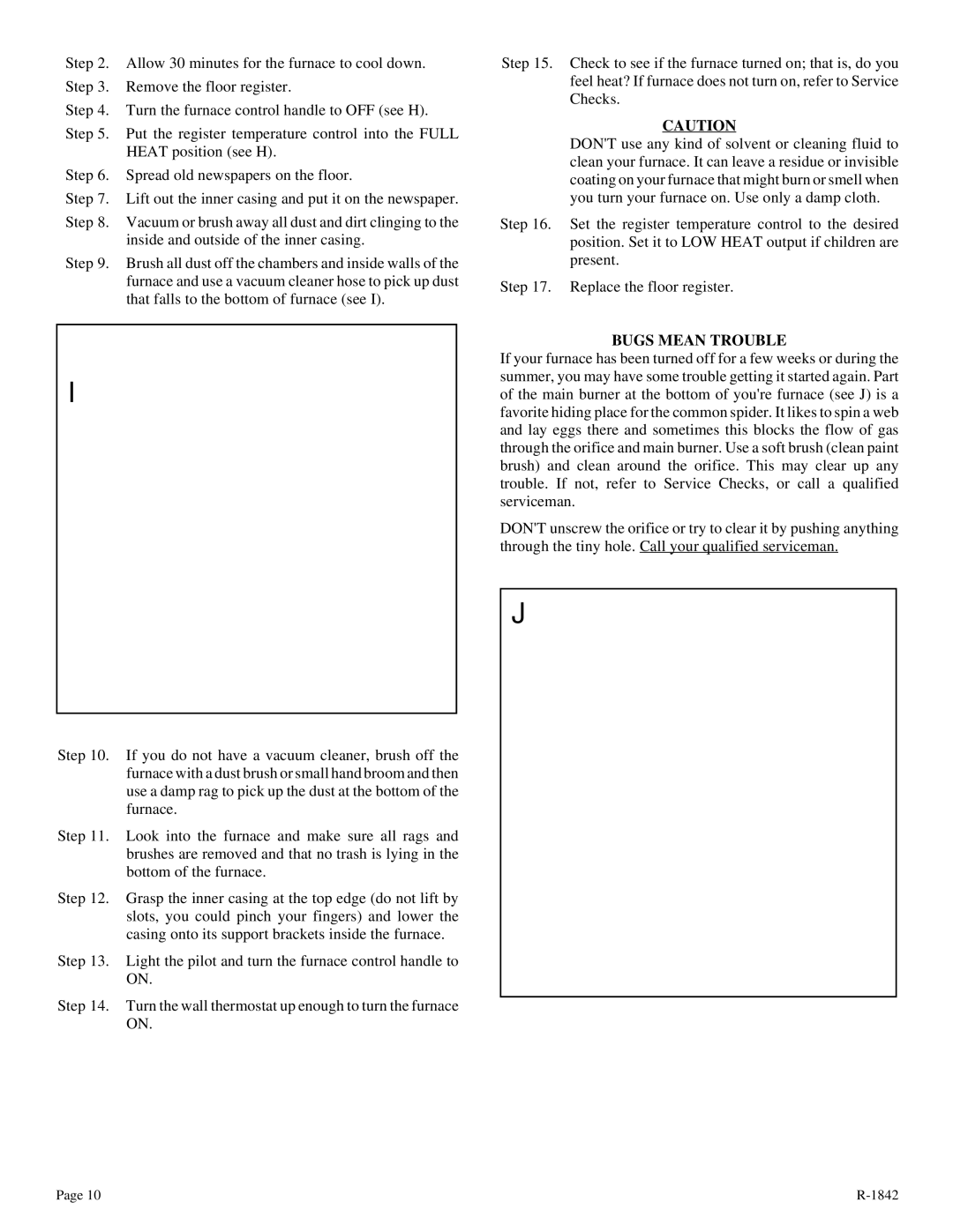 Empire Comfort Systems 7088-3, 3588-3, 5088-3 owner manual Bugs Mean Trouble 