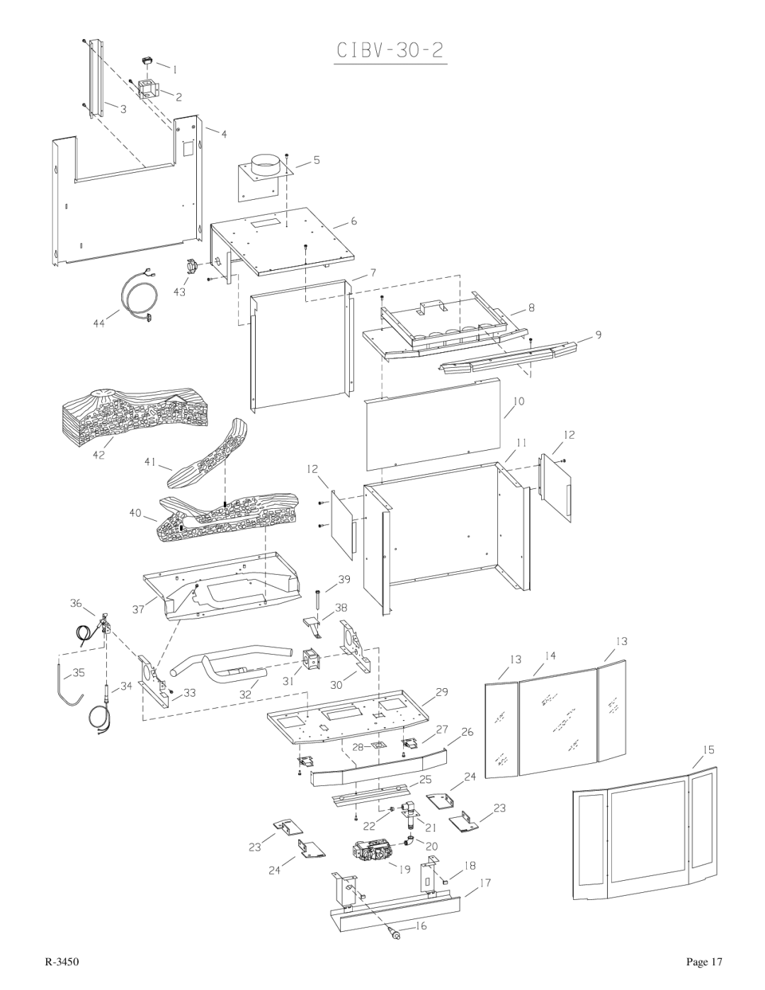 Empire Comfort Systems CIBV-30-2 installation instructions 3450 