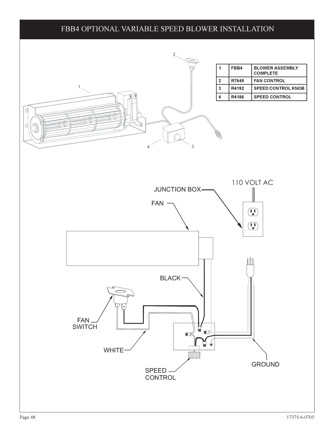 Empire Comfort Systems DVP48FP3, DVP48FP9, DVP42FP9, DVP48FP7, DVP42FP3, DVP42FP7 installation instructions Volt AC 