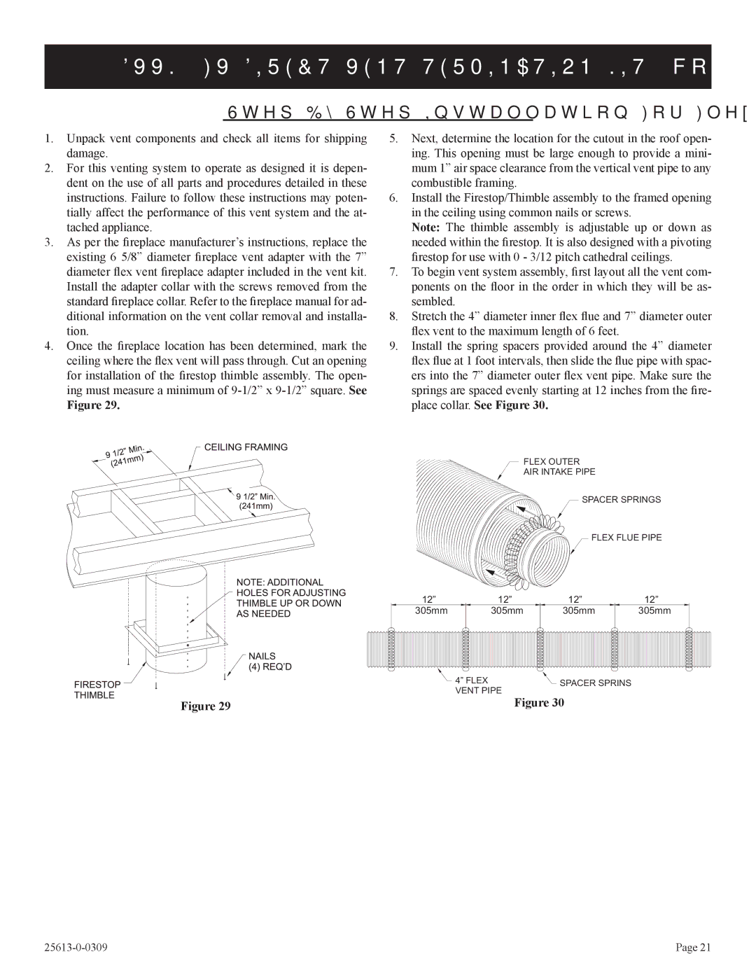 Empire Comfort Systems DVX42DP91(N,P)-1, DVX36DP91(N,P)-1, DVX36DP71(N,P)-1 Step-By-Step Installation For Flex DV Kit 