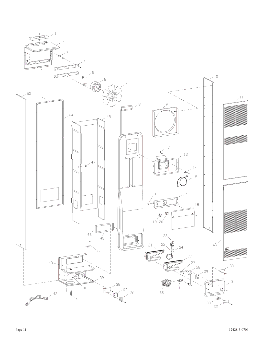 Empire Comfort Systems FAW-55SPP installation instructions 12428-3-0706 