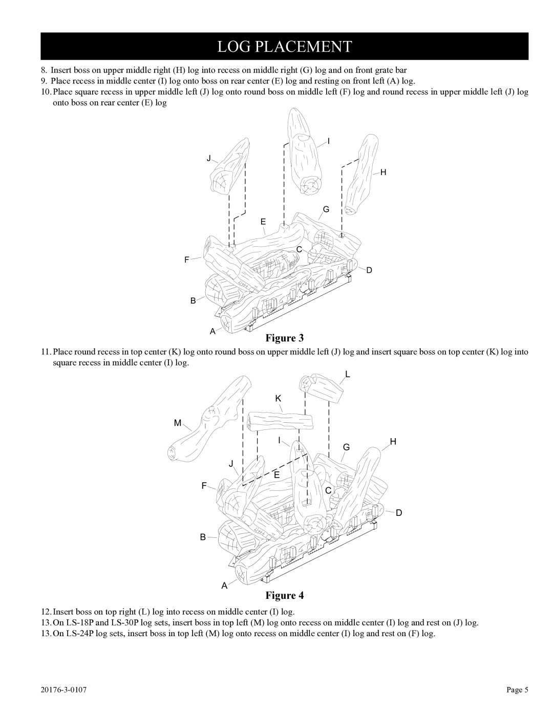 Empire Comfort Systems LS-24P-1, LS-30P-1, LS-18P-1 installation instructions Ig H 