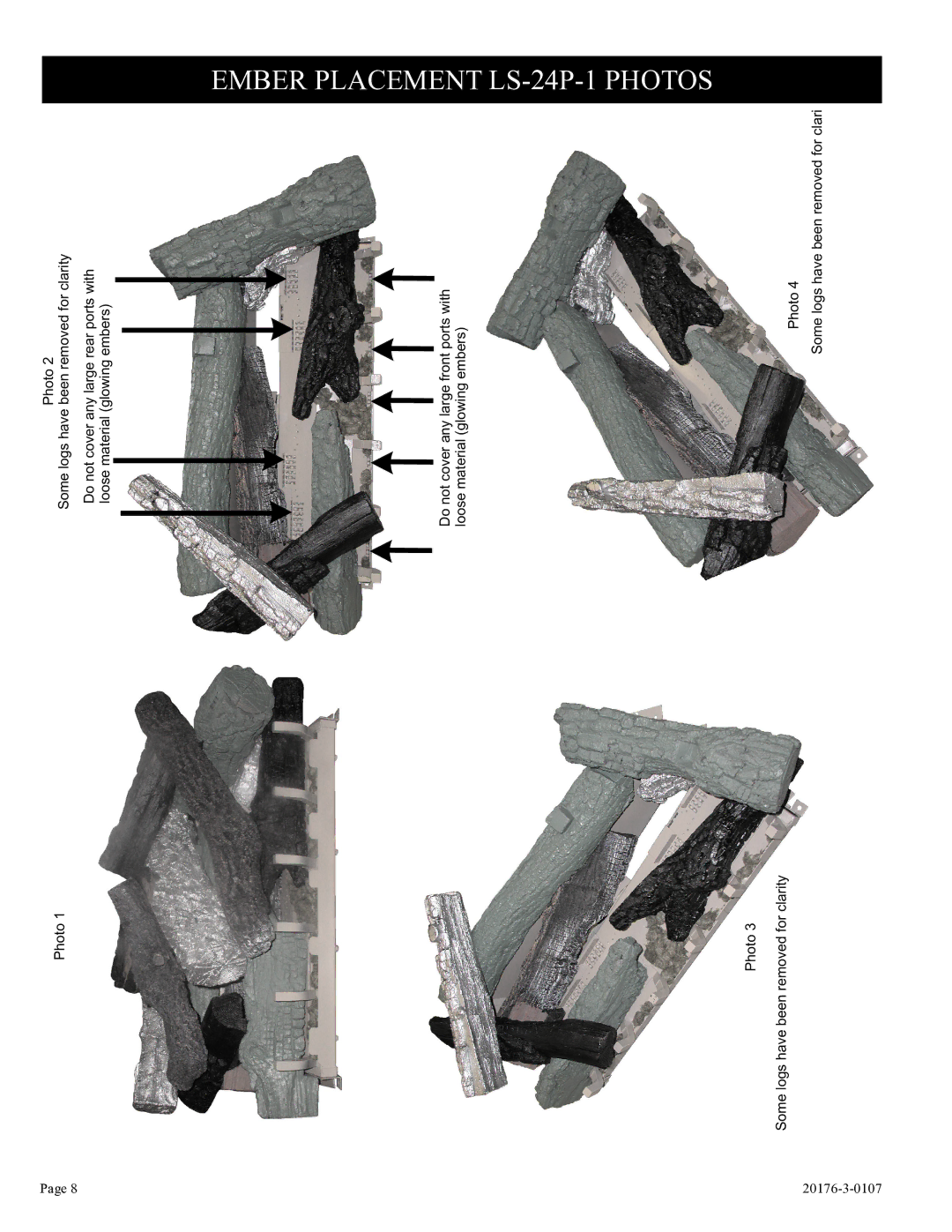 Empire Comfort Systems LS-24P-1, LS-30P-1, LS-18P-1 installation instructions LS-24P -1 Photos 