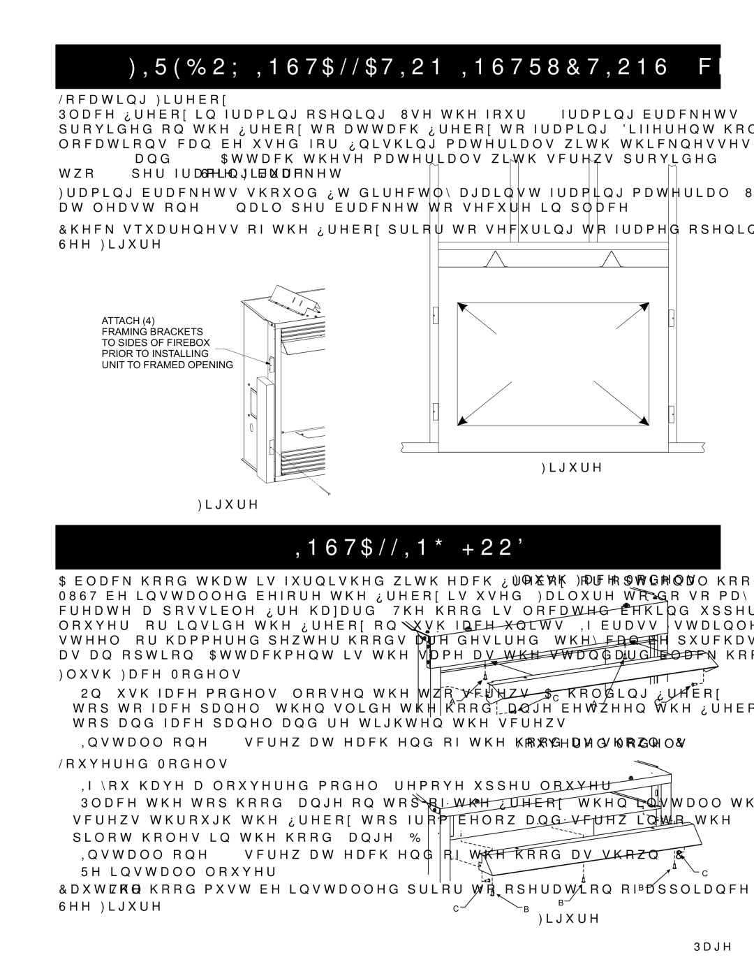 Empire Comfort Systems VFD36FB0F-1, VFD32FB2DL-1, VFD32FB2CL-1, VFD36FB2CL-1, FD42FB2DF-1, VFD32FB0F-1 Installing Hood 