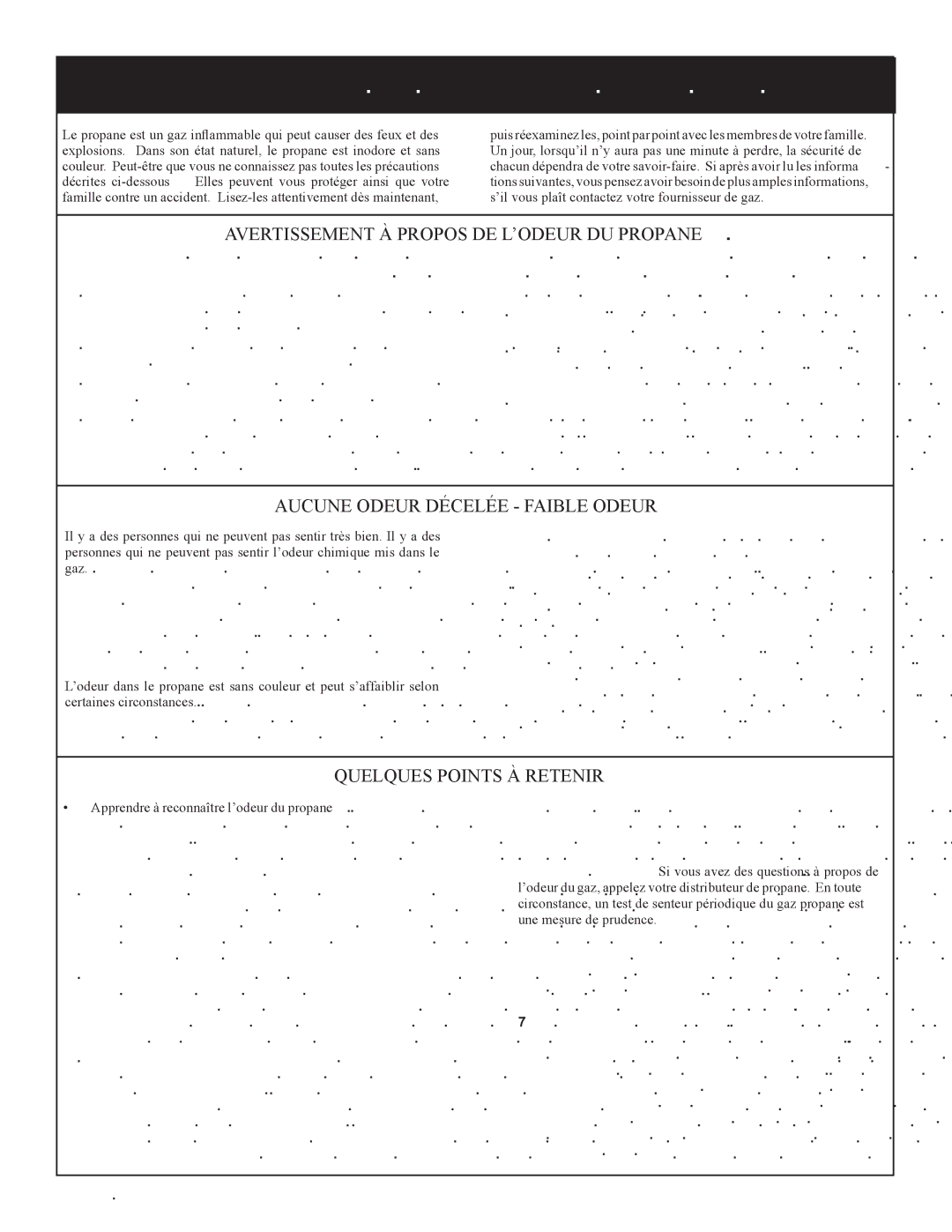 Empire Products GWT-25-2(SG, GWT-35-2(SG installation instructions Information DE Sécurité Pour LES Utilisateurs DE Propane 