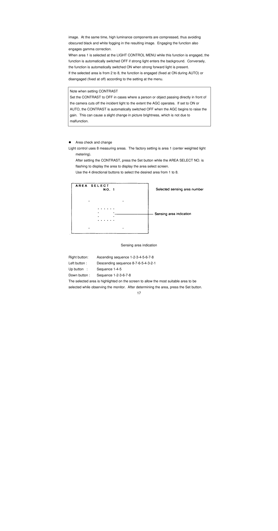 Empire Products K550 operation manual Right button Ascending sequence Left button 