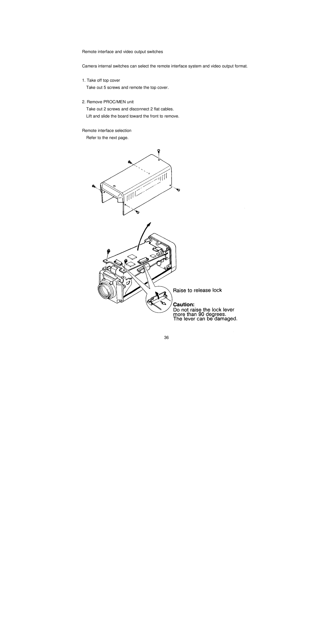 Empire Products K550 operation manual Remote interface selection Refer to the next 