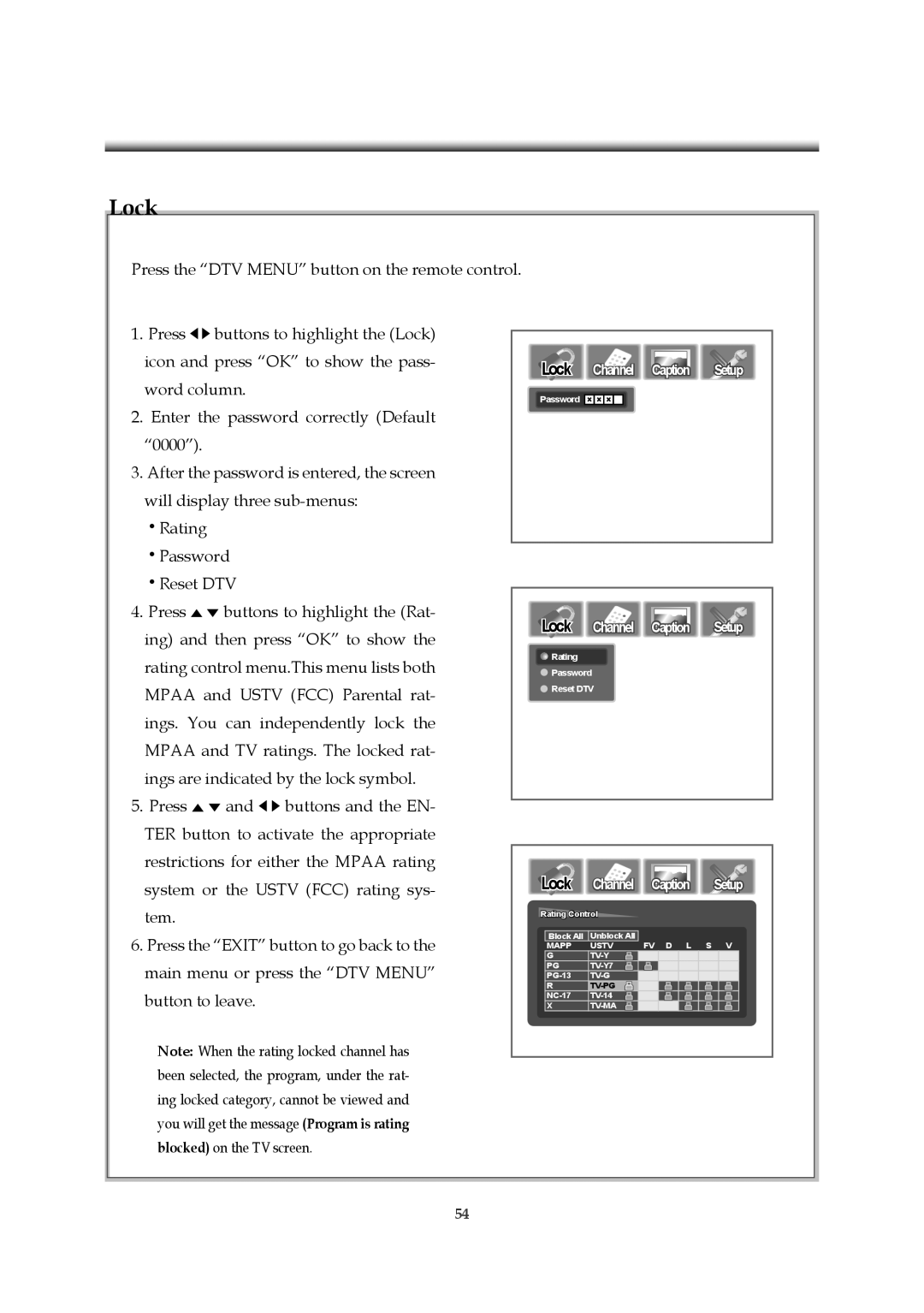 Emprex HD-3701P manual Lock 