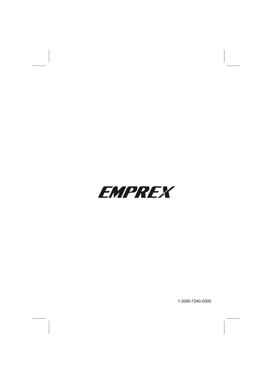 Emprex PD-7201 manual 3090-7240-0000 