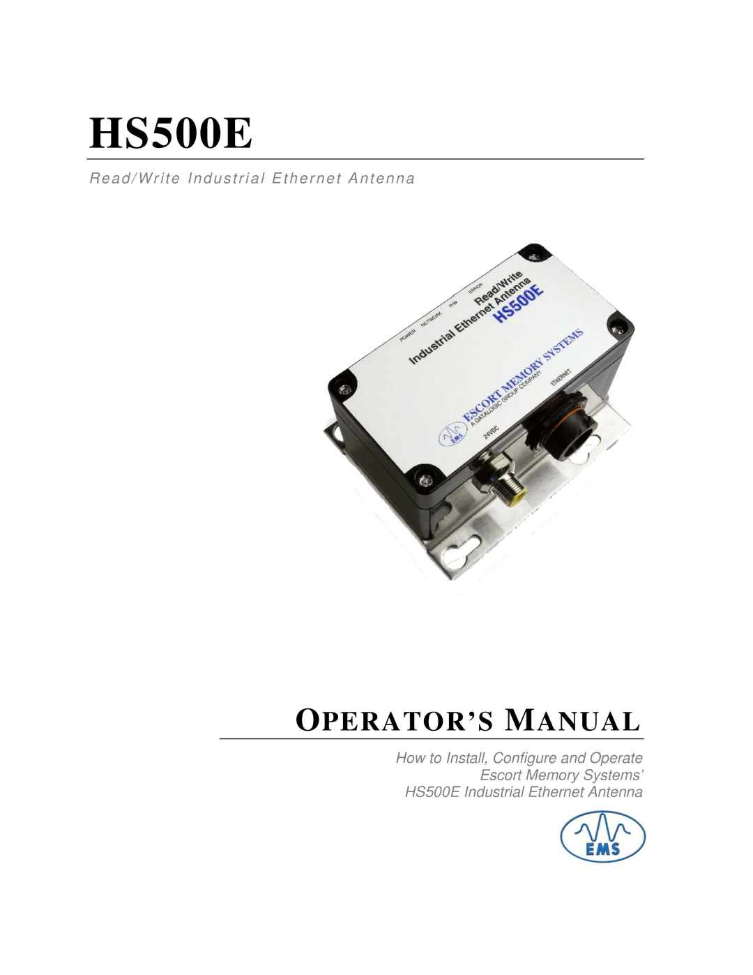 Emsa HS500E manual 