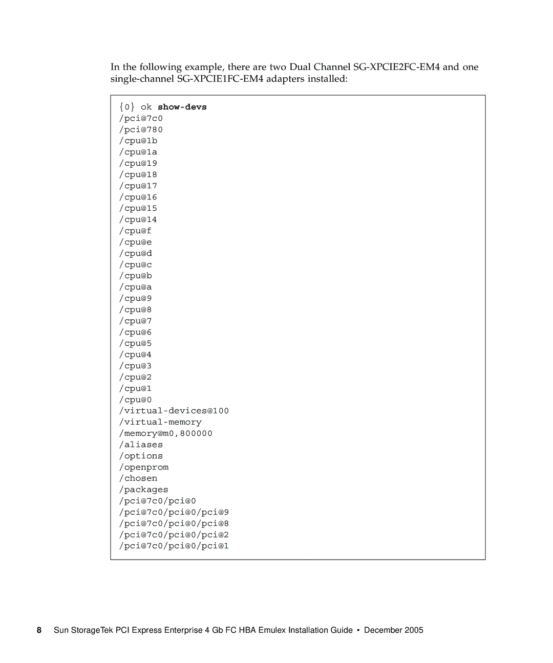 Emulex 4 Gb FC Host Bus manual 