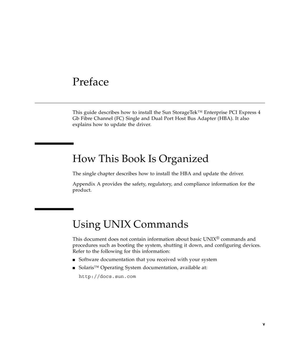 Emulex 4 Gb FC Host Bus manual How This Book Is Organized, Using Unix Commands 