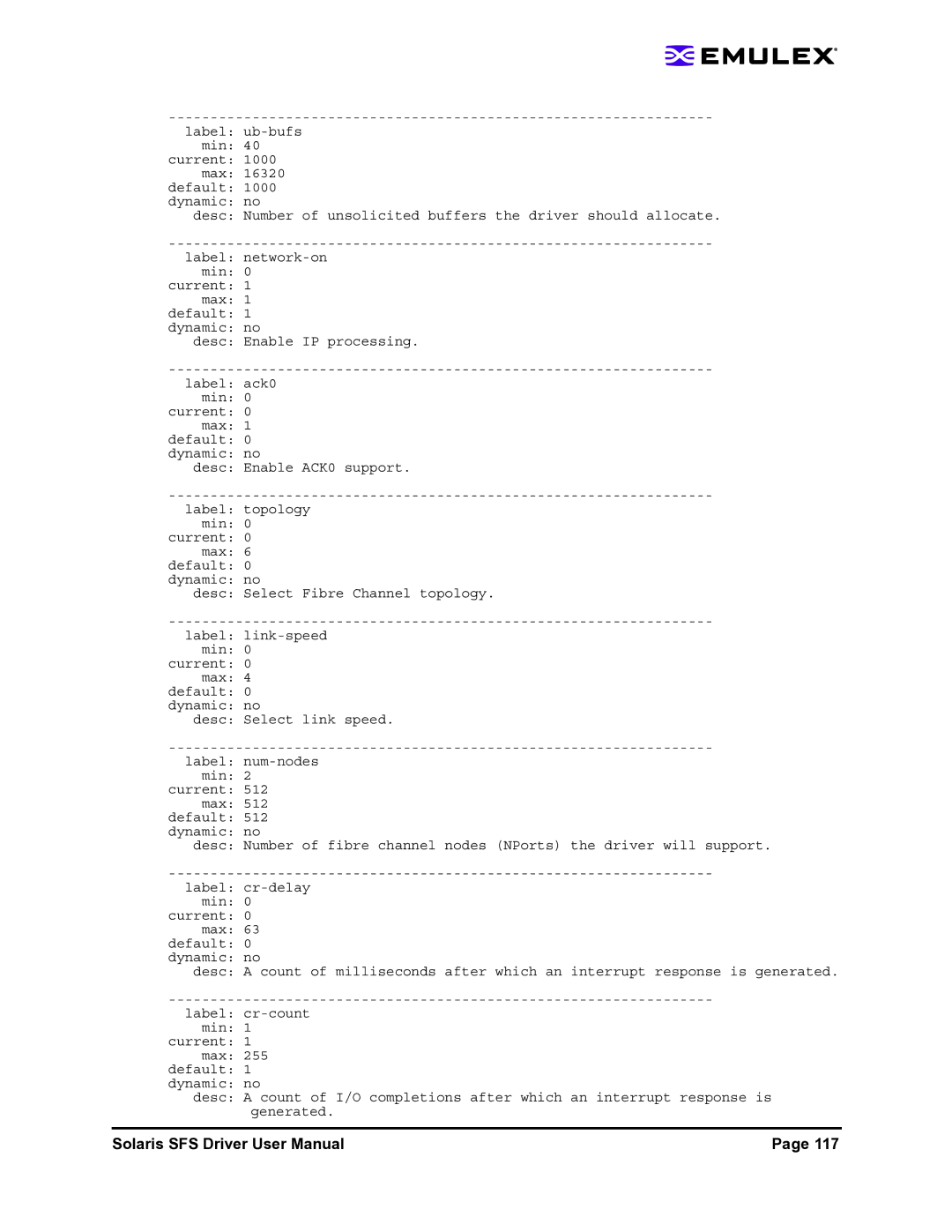 Emulex LP1150-F4 user manual 