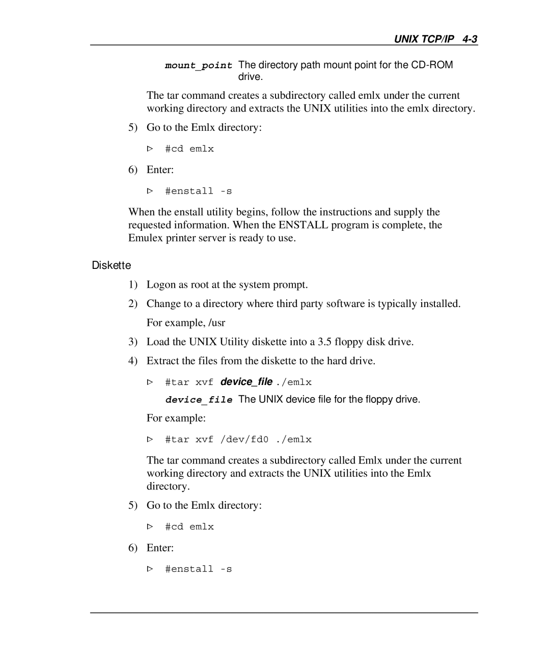 Emulex NQ0V-NT+, NP02, NJ01B-NT+, NQGB-NT+, NQTR0U-NATM, NQ0U-NT+, NQTR0V-NATM manual Diskette, For example 