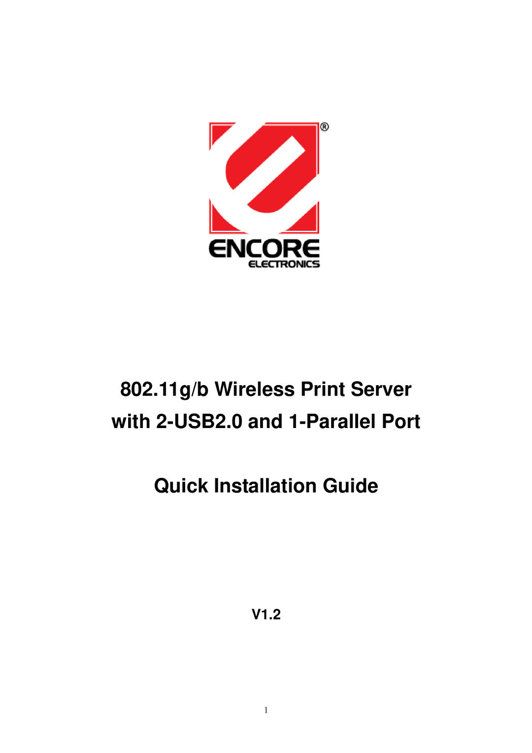 Encore electronic 802.11G/B manual V1.2 