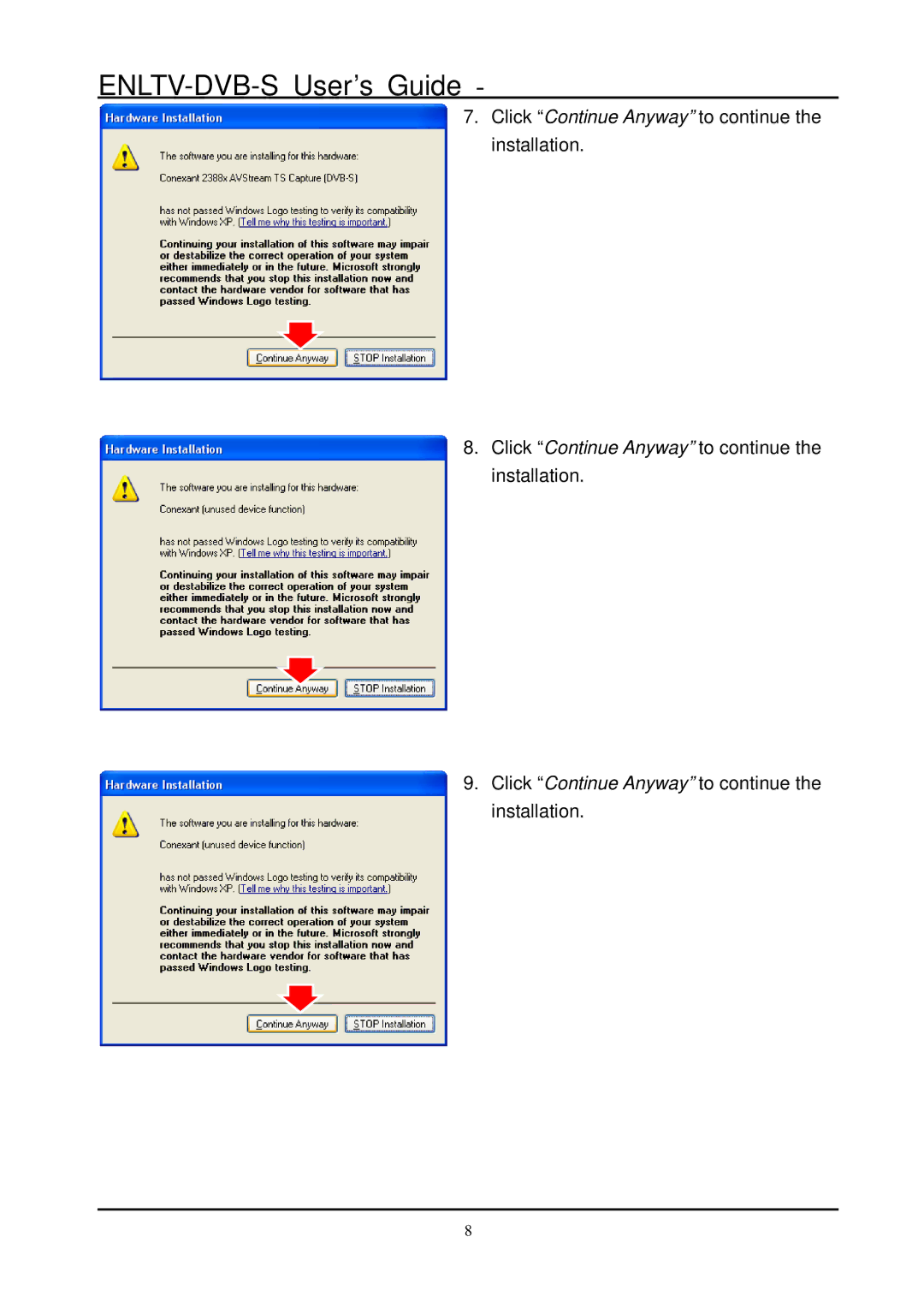 Encore electronic manual ENLTV-DVB-S User’s Guide 