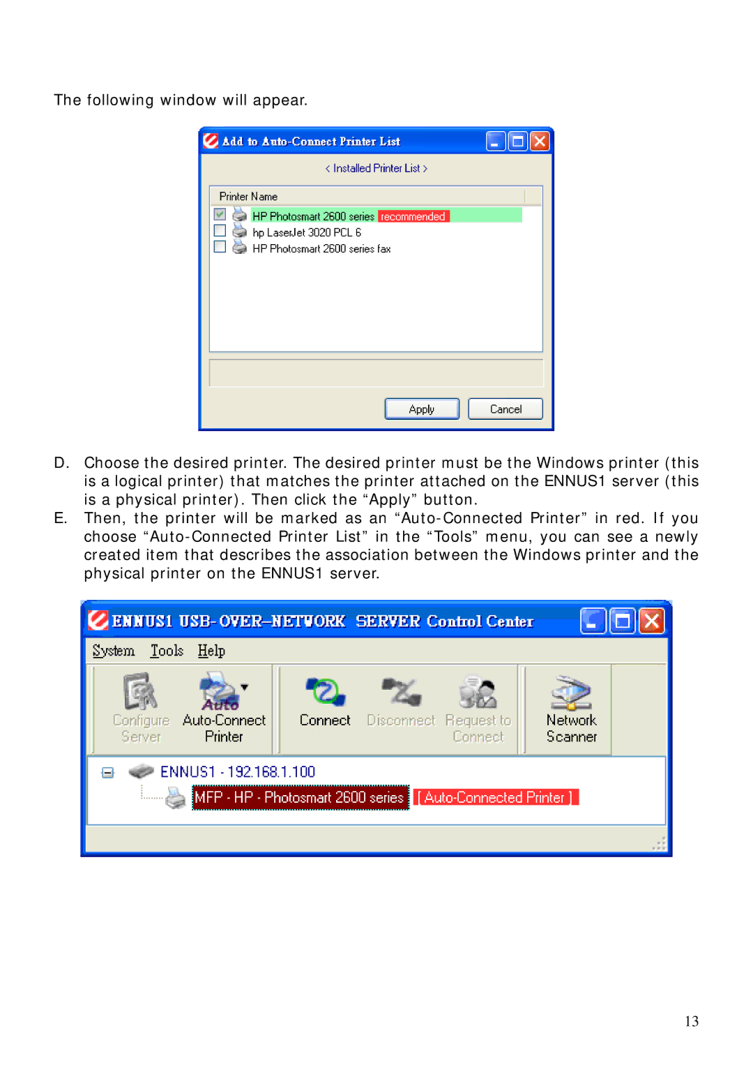 Encore electronic ENNUS1 user manual 