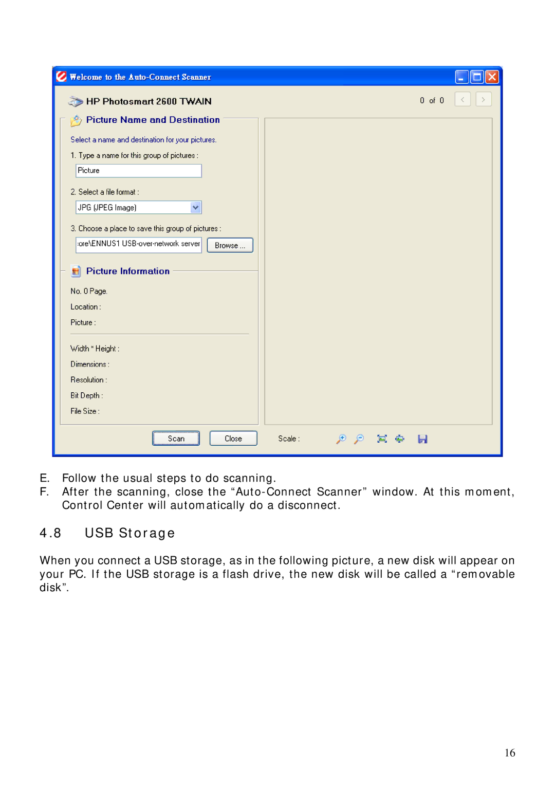 Encore electronic ENNUS1 user manual USB Storage 