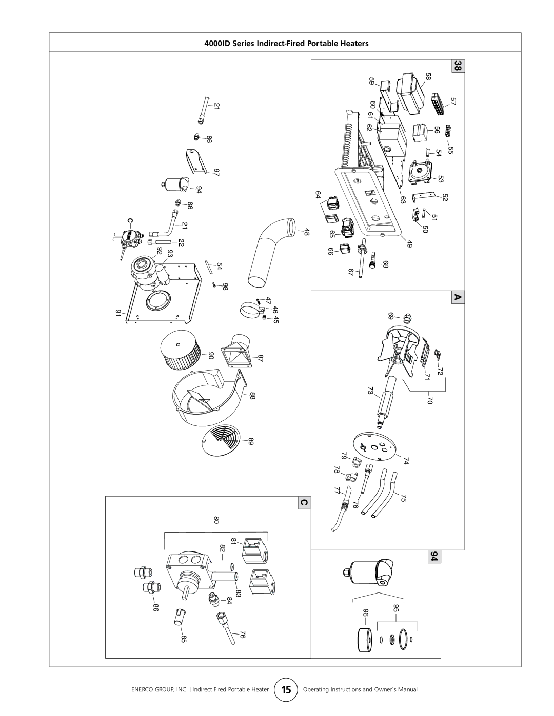 Enerco 1000ID, 4000ID, 2000ID 3000ID owner manual Manual 