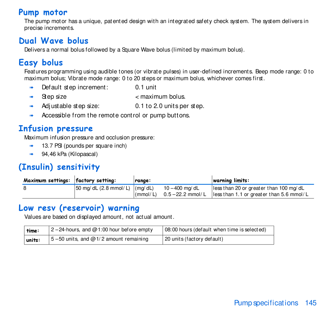 Energizer 515, 715 manual Dual Wave bolus 