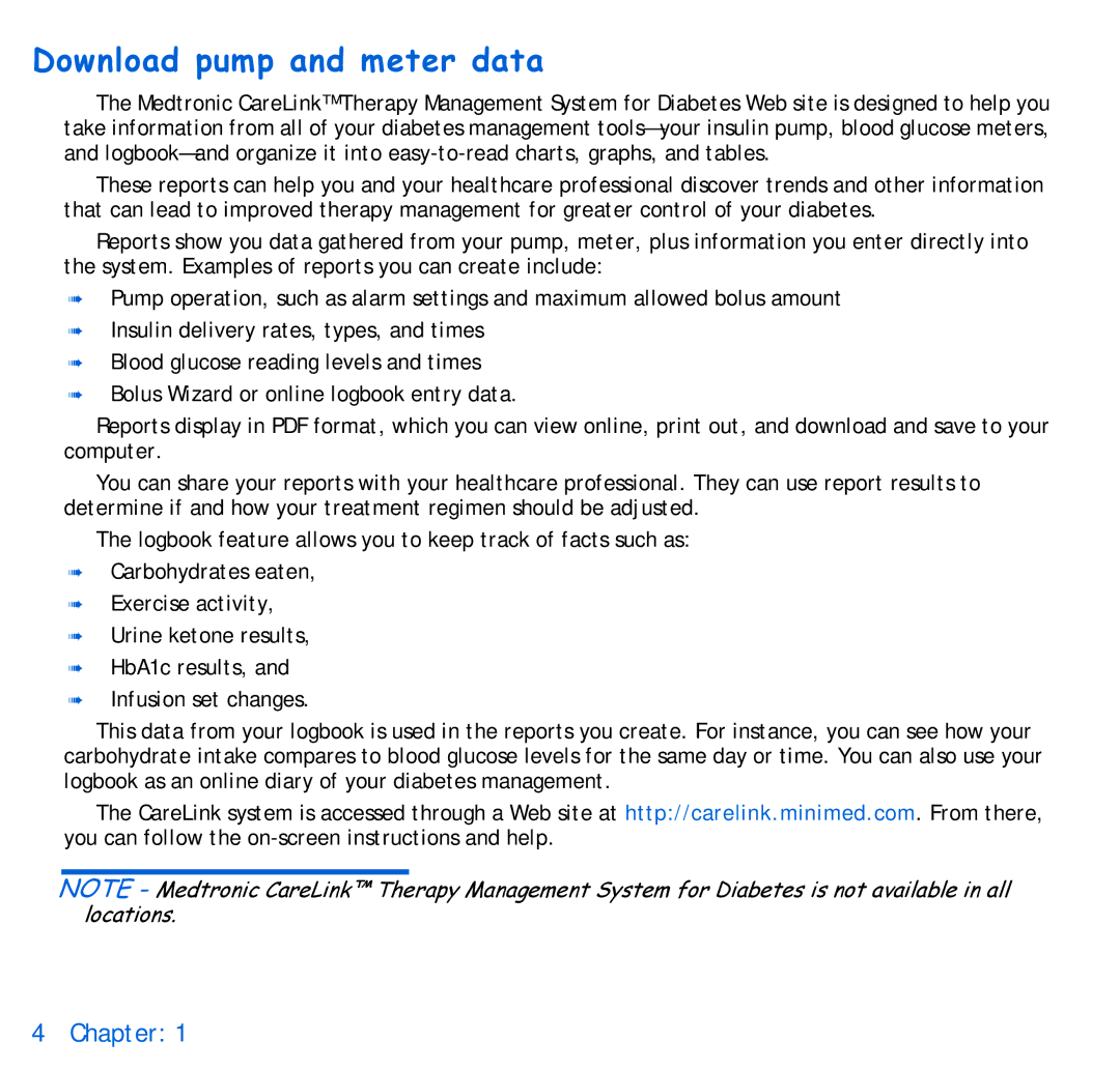 Energizer 715, 515 manual Download pump and meter data 