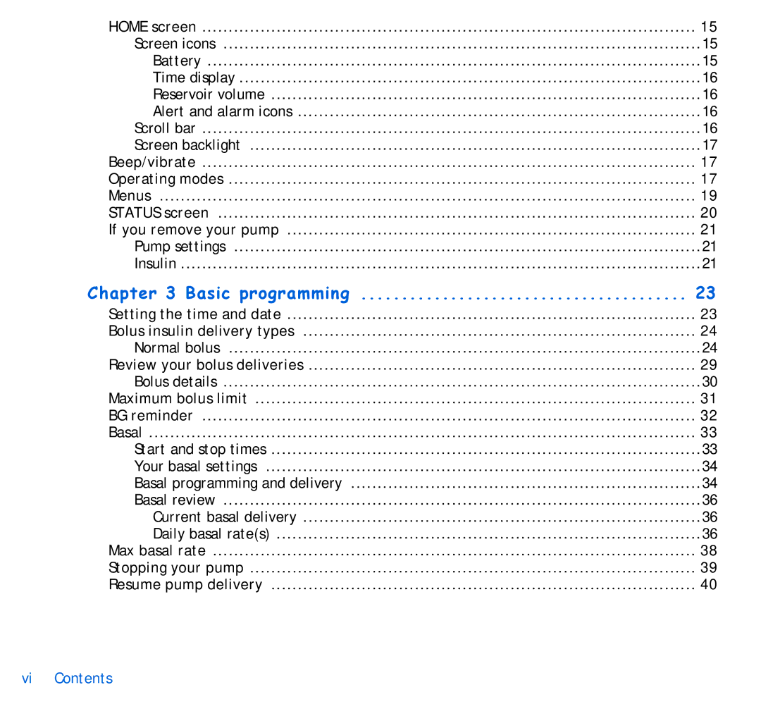 Energizer 715, 515 manual Basic programming 