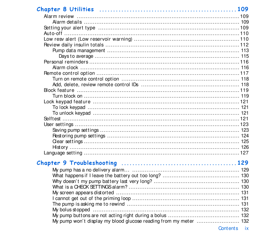 Energizer 515, 715 manual 109, 110, 112, 116, 117, 119, 121, 123, 127 