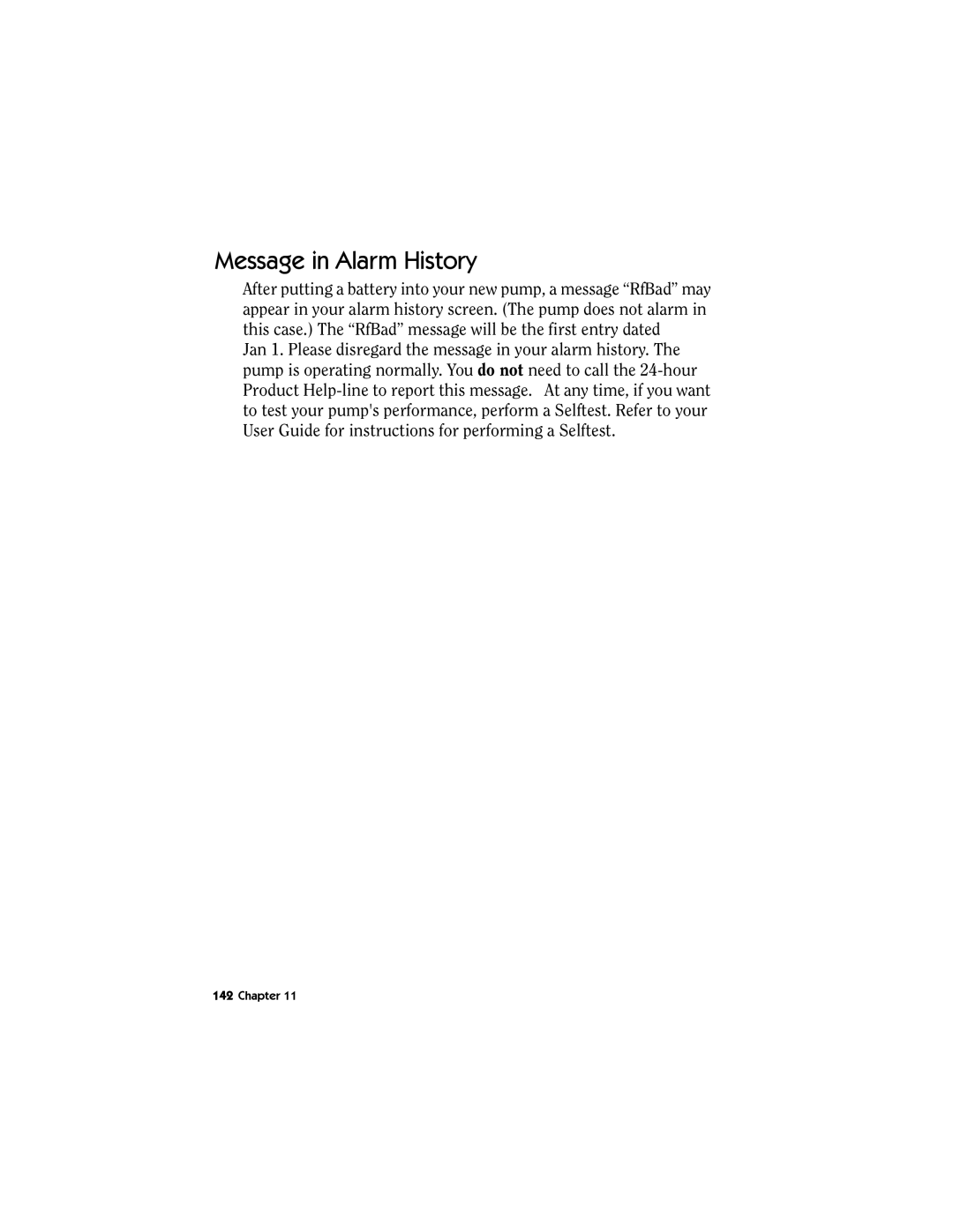 Energizer MMT-511 manual Message in Alarm History 