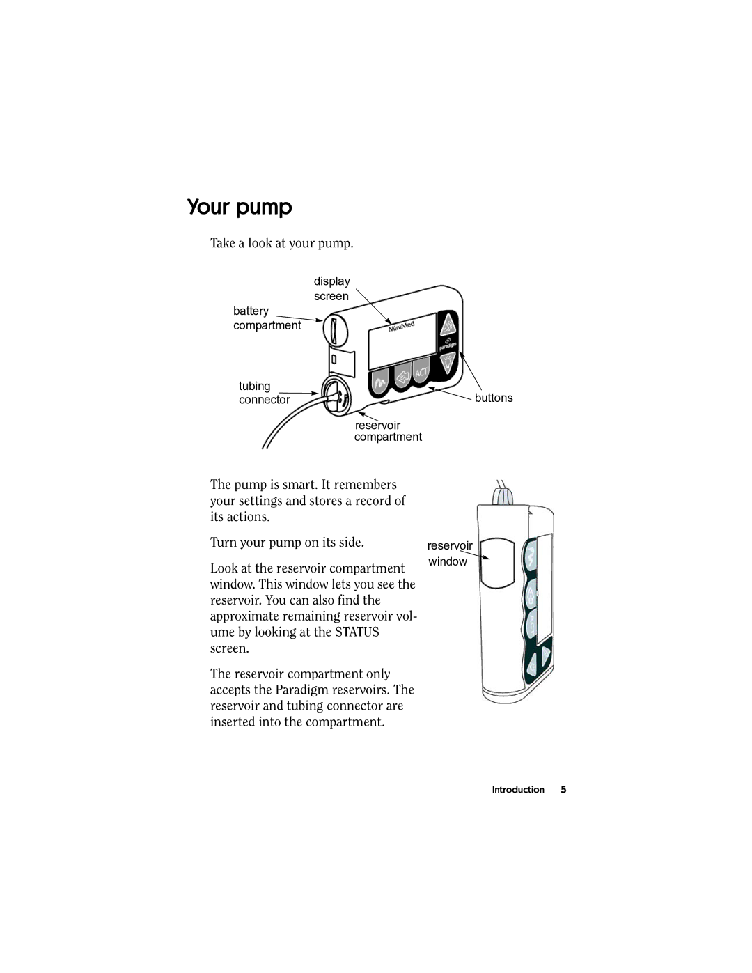 Energizer MMT-511 manual Your pump 