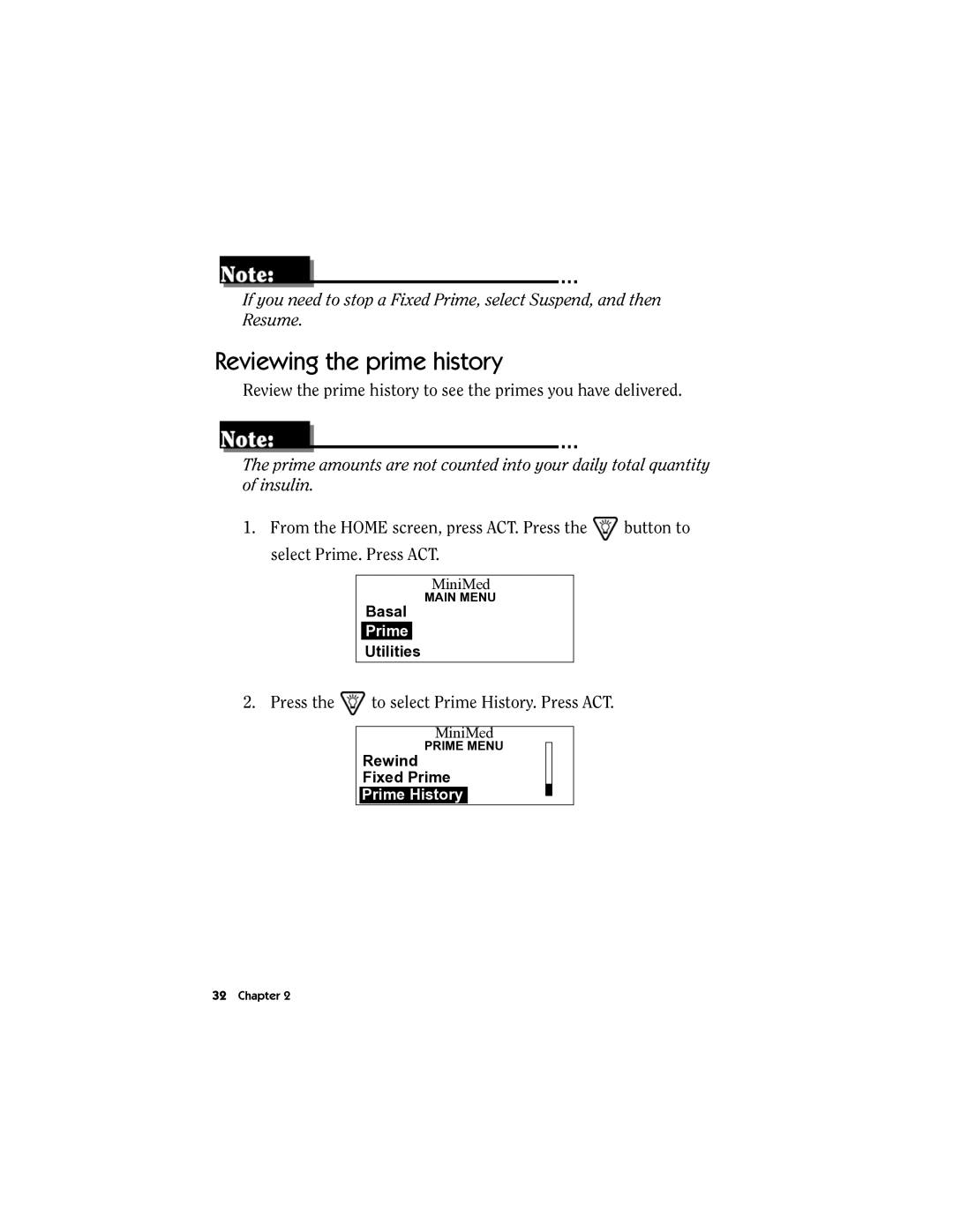 Energizer MMT-511 manual Reviewing the prime history 