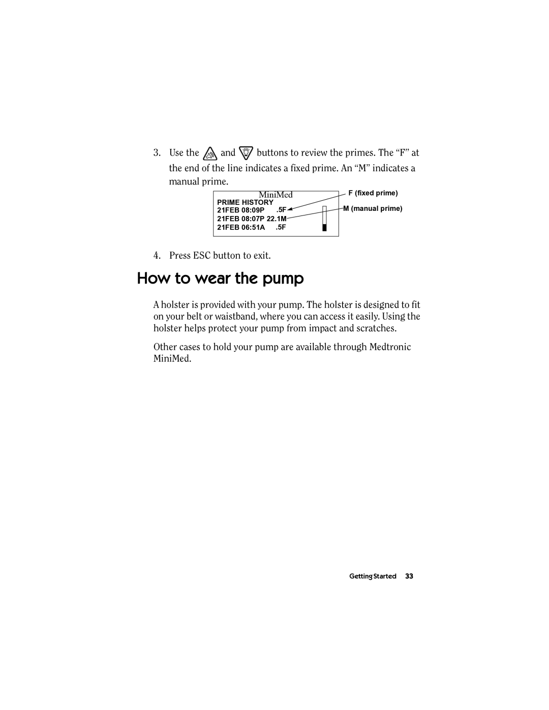 Energizer MMT-511 manual How to wear the pump 