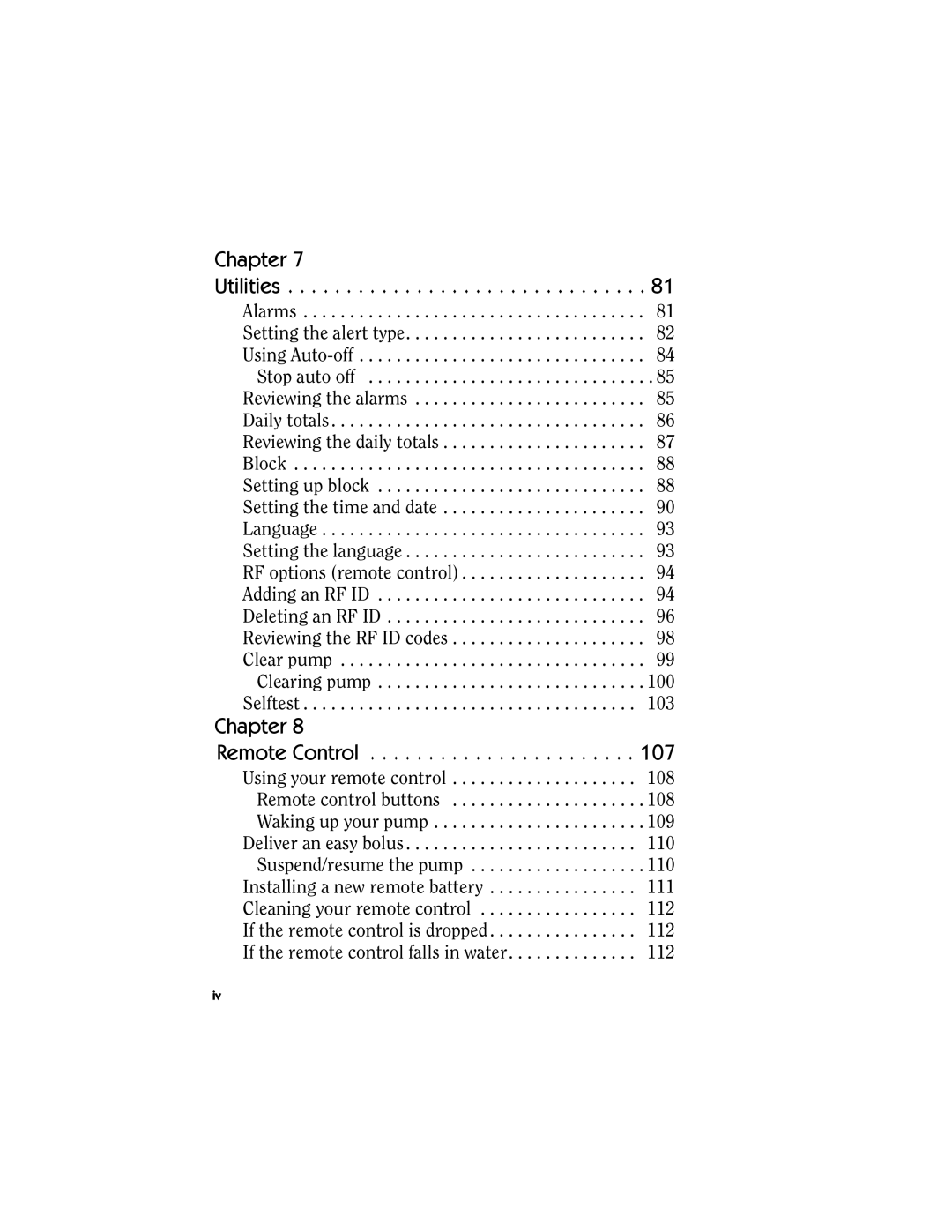 Energizer MMT-511 manual Chapter Utilities, Chapter Remote Control 