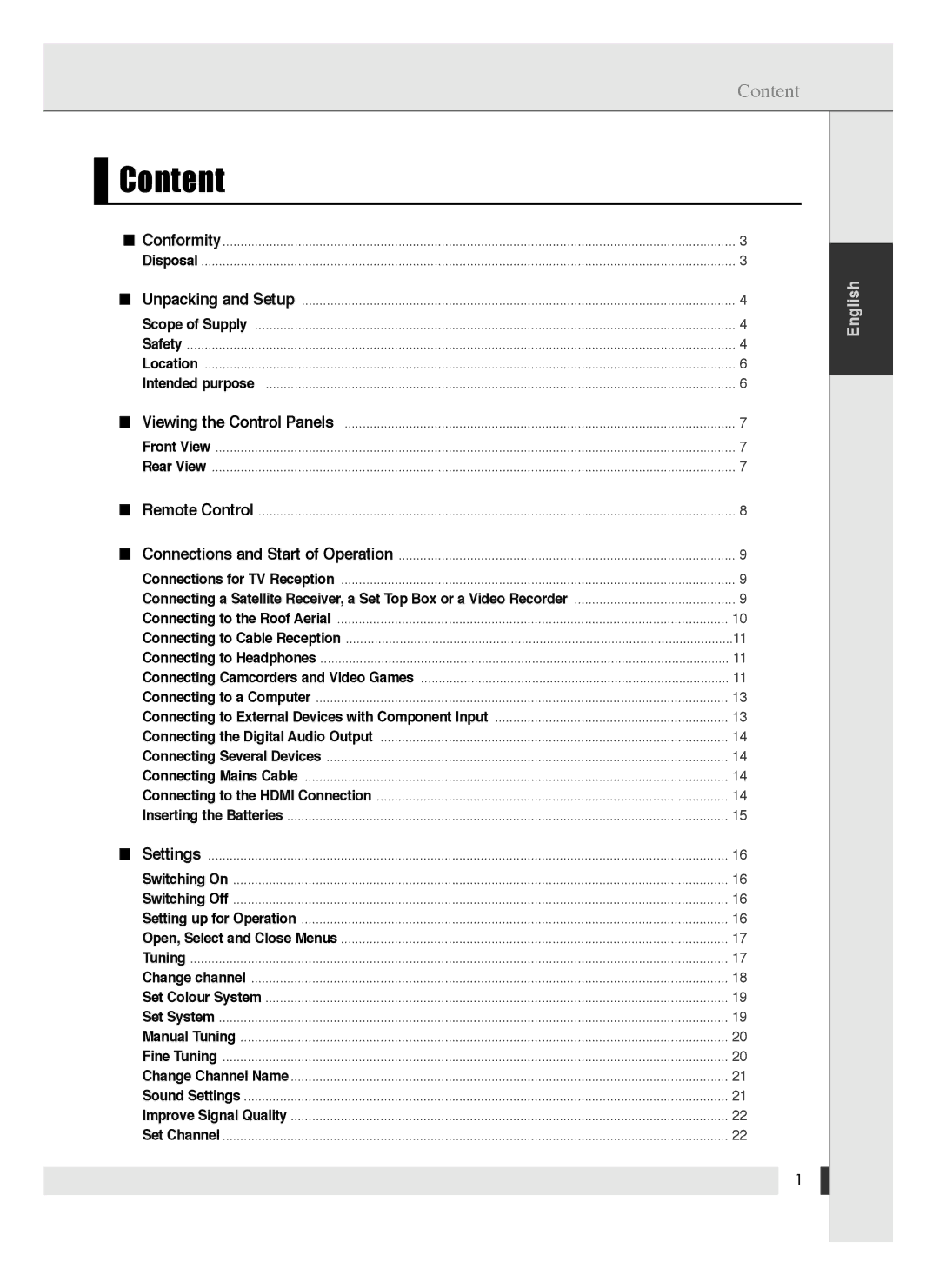 Energy Speaker Systems LTV46DA manual Content 