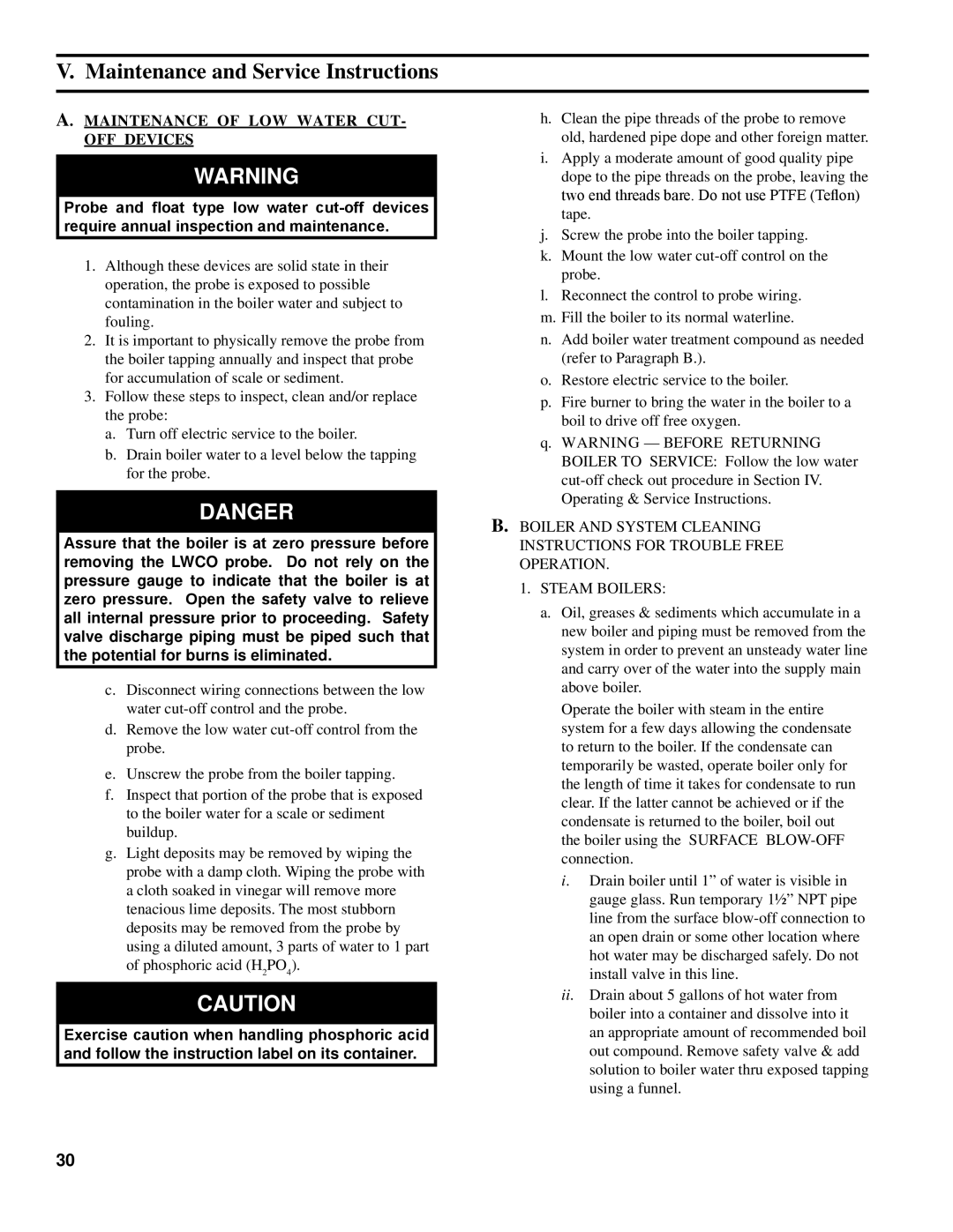 Energy Tech Laboratories CL Series, 40 Series, F3, F5 manual Maintenance and Service Instructions 