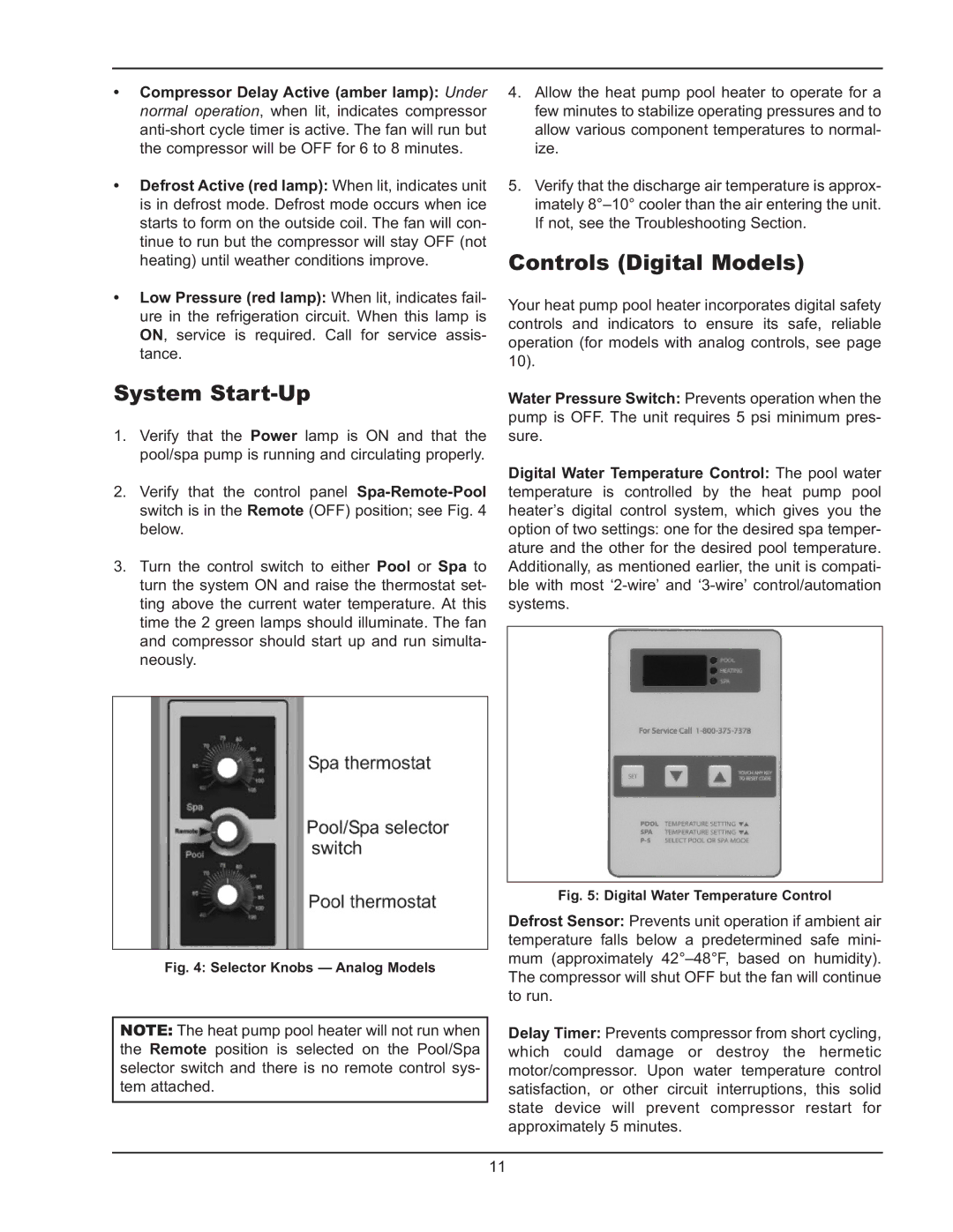 Energy Tech Laboratories 5310, 8320, 6310 operating instructions System Start-Up, Controls Digital Models 