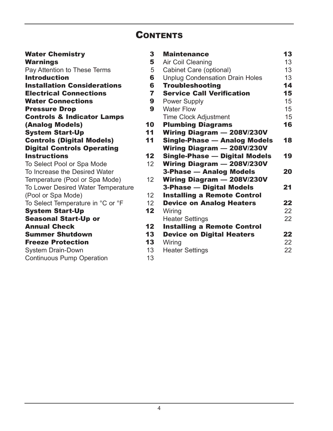 Energy Tech Laboratories 6310, 8320, 5310 operating instructions Contents 