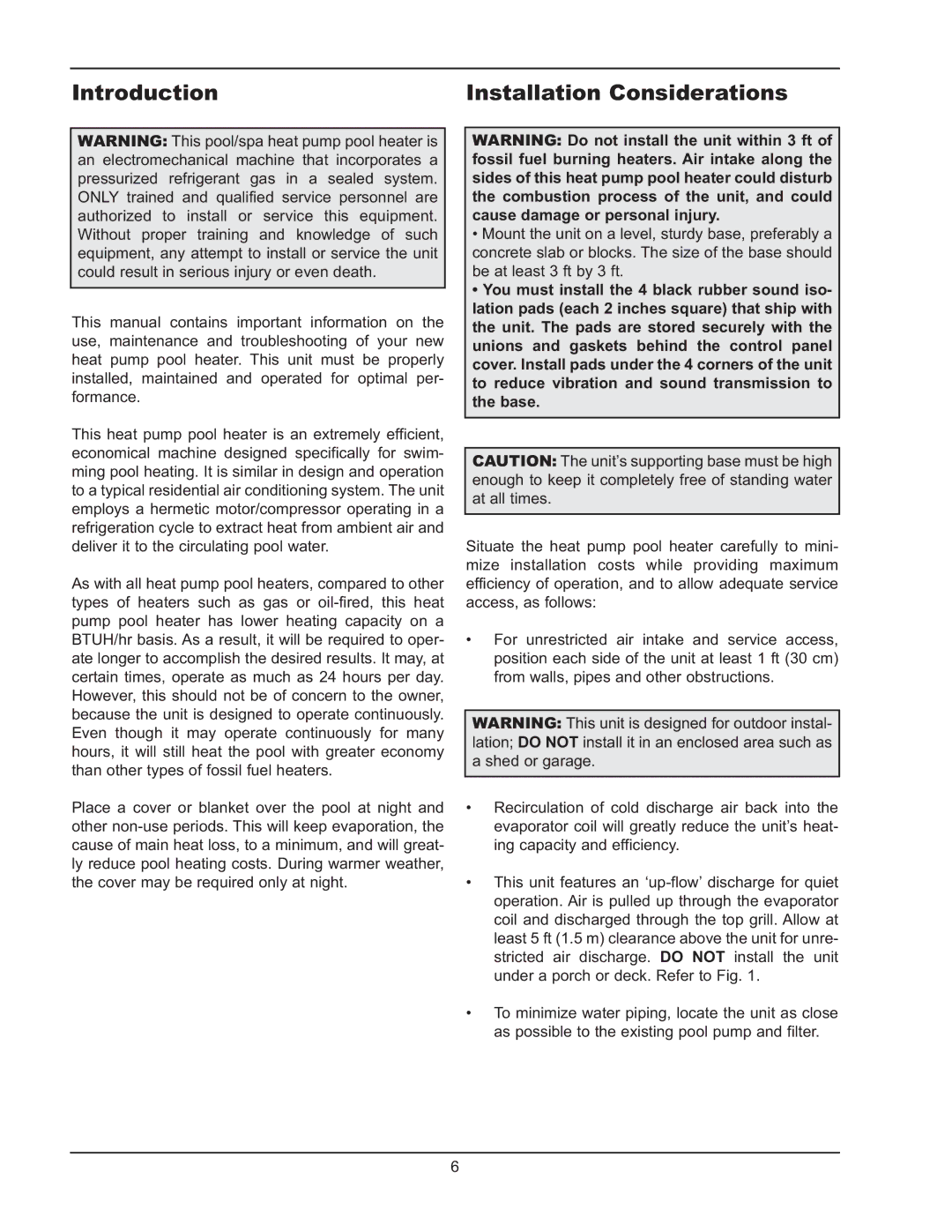 Energy Tech Laboratories 8320, 6310, 5310 operating instructions Introduction, Installation Considerations 