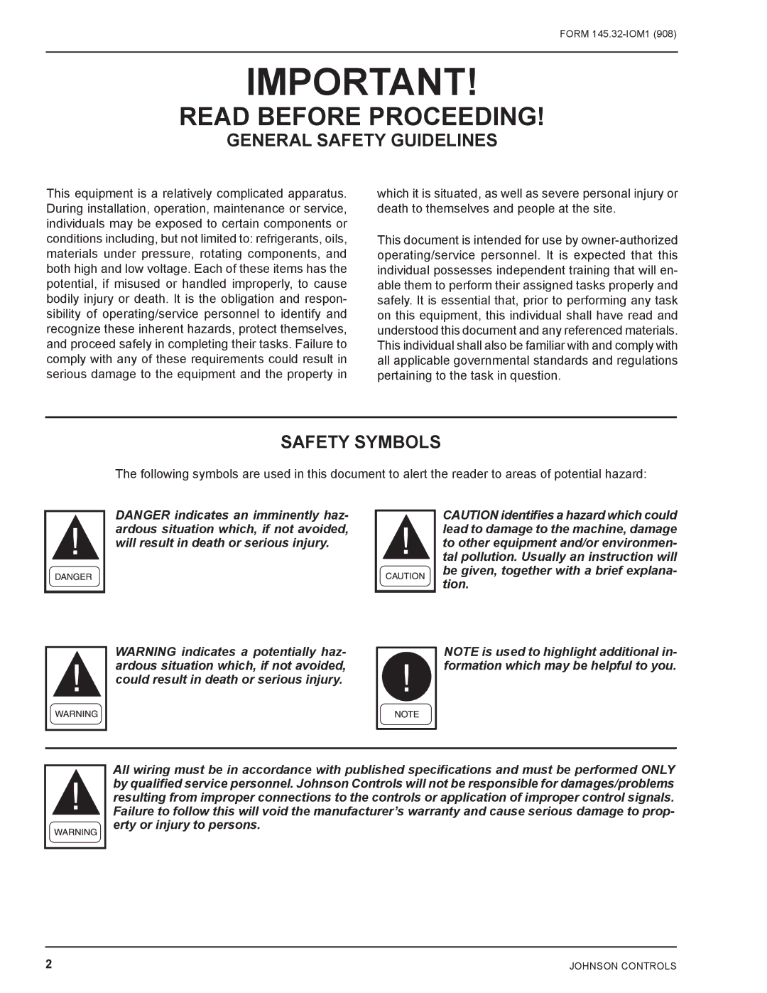 Energy Tech Laboratories DSH installation instructions Read Before Proceeding, General Safety Guidelines 