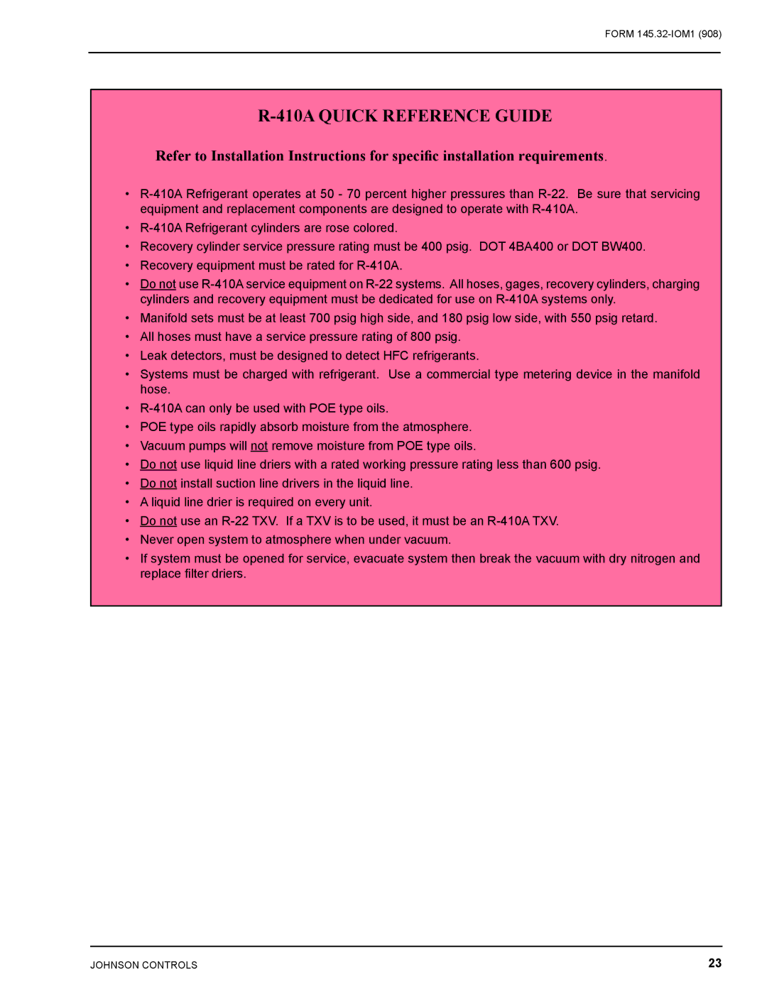 Energy Tech Laboratories DSH installation instructions 410A Quick Reference Guide 