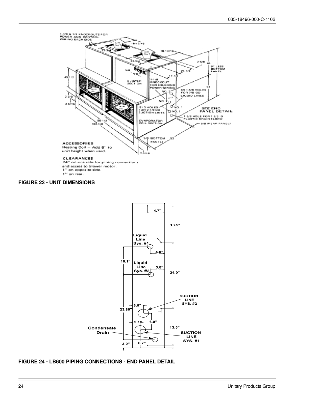 Energy Tech Laboratories LB480, LB360, LB300, LB600 installation manual Unit Dimensions 