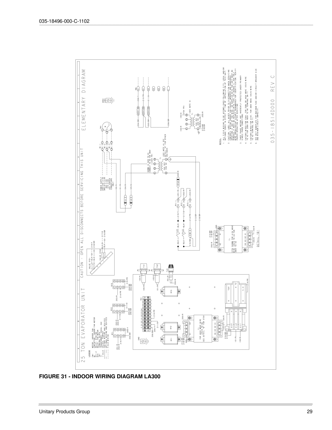 Energy Tech Laboratories LB360, LB480, LB300, LB600 installation manual Indoor Wiring Diagram LA300 